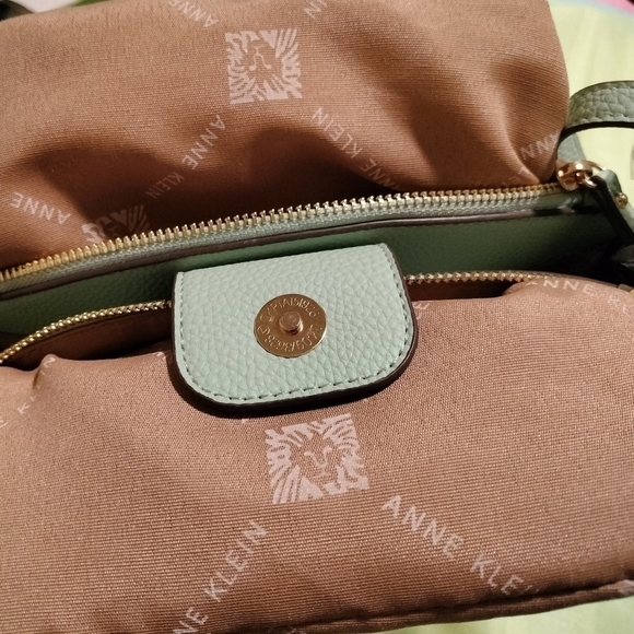 Anne Klein Logo Triple Compartment Crossbody with Card Case - Picture 11 of 15